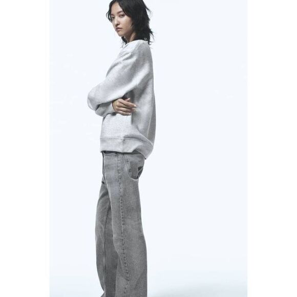 ✨ZARA MINIMALIST COTTON BLEND SWEATSHIRT✨ - Picture 3 of 10